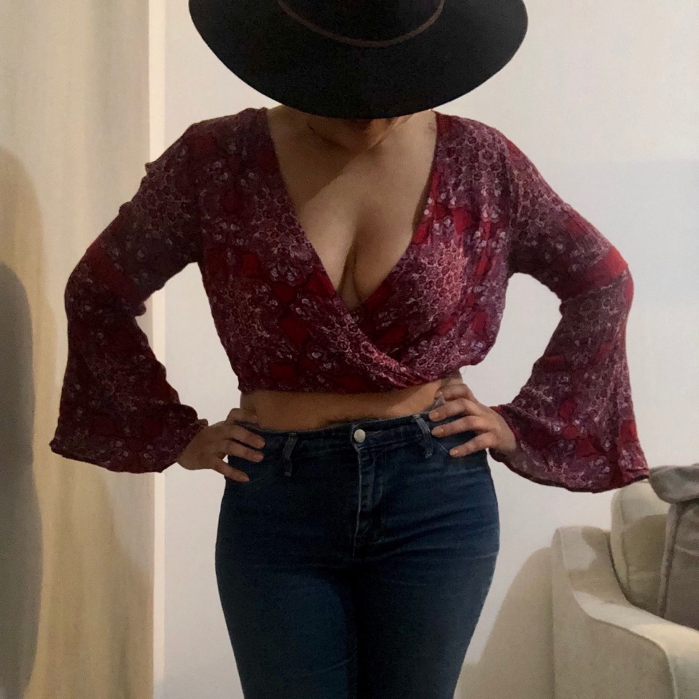 Boho crop top